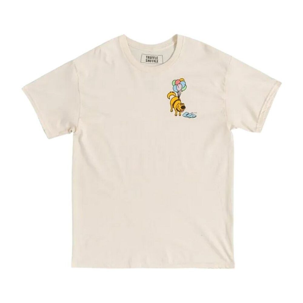 Up Unisex Adult Characters Back Print T-Shirt / Natural